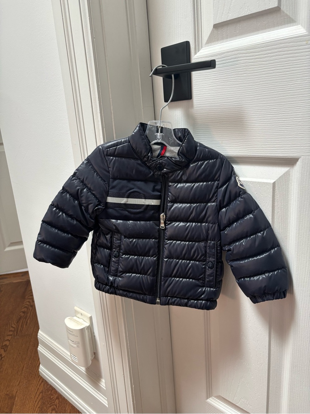 Moncler baby jacket in navy